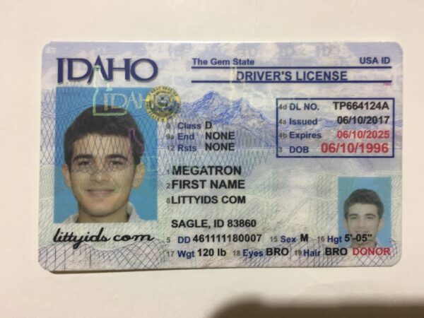 Idaho Fake Driver License Online