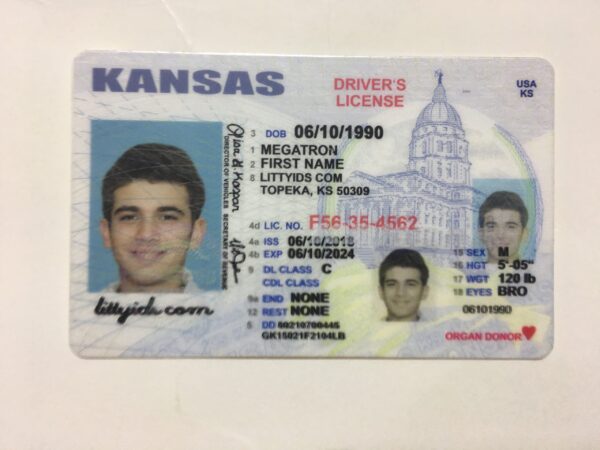 Kansas Fake Driver License Online