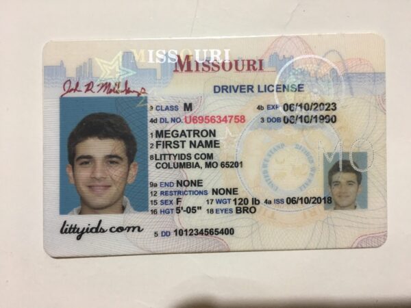 Missouri Fake Driver License Online